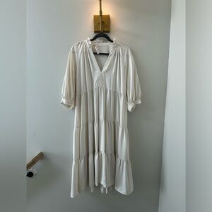 White Amanda Uprichard midi dress